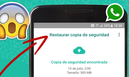 Con este truco de WhatsApp podrás hacerlo aunque no tengas activada la copia de seguridad. Con este truco de WhatsApp podrás hacerlo aunque no tengas activada la copia de seguridad.