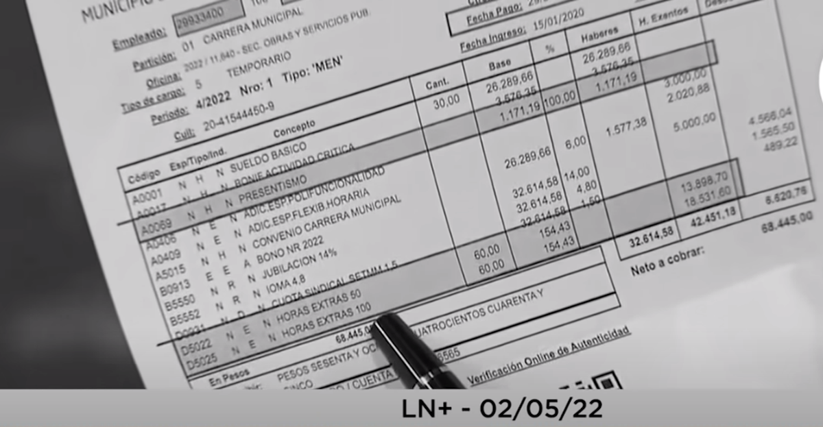 El hombre fue encarcelado el 29 de septiembre y hasta el día de hoy, obtiene un sueldo con todos los adicionales, incluyendo horas extra y presentismo