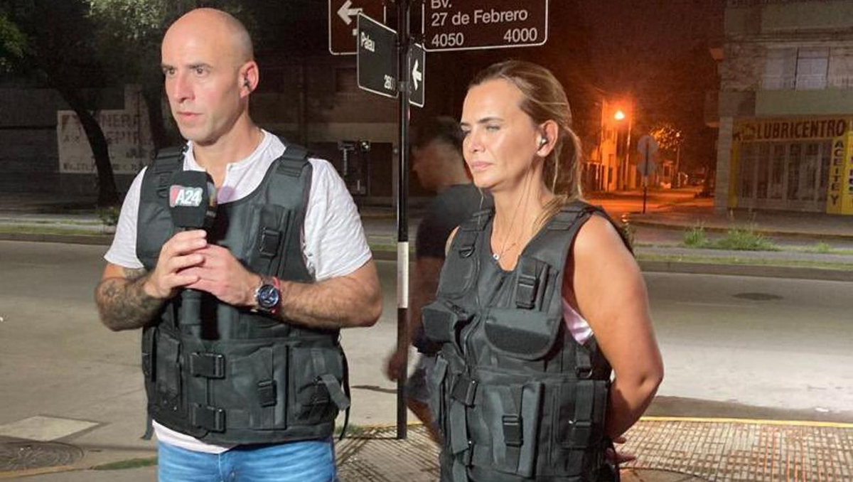 El día que Amalia Granata fue a Rosario en chaleco antibalas