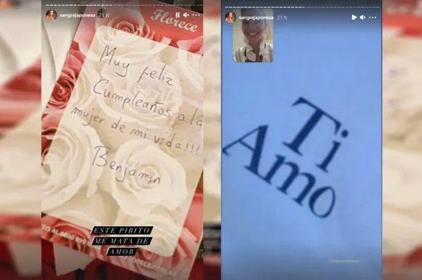 La China Suárez cumplió 29 años y Benjamín Vicuña aprovechó el momento para expresarle todo su amor