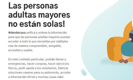 #desdecasa, la pagina web que tiene todo lo que necesita una persona mayor #desdecasa, la pagina web que tiene todo lo que necesita una persona mayor