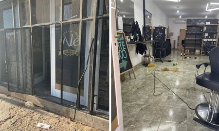 rompieron una puerta y entraron a robar a una barberia en nueva pompeya: se llevaron bebidas alcoholicas rompieron una puerta y entraron a robar a una barberia en nueva pompeya: se llevaron bebidas alcoholicas