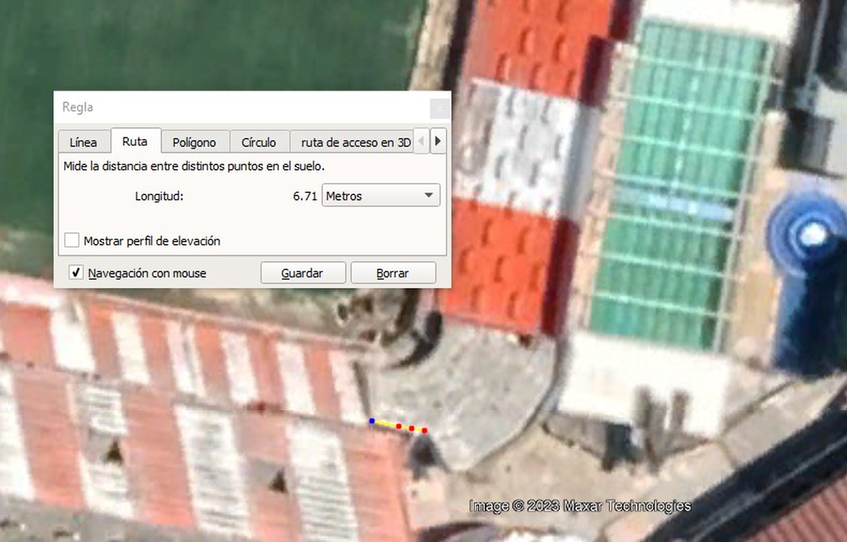 Codo que da a la platea parte baja.