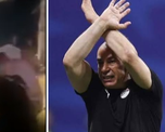 Se desmayó el DT de Egipto en plena pelea.