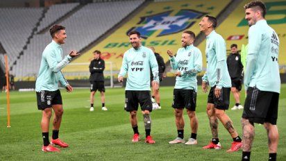 La Selección Argentina comienza a entrena de cara a la triple fecha de Eliminatorias Sudamericanas