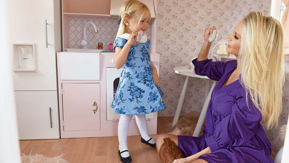 Matilda Salazar nació de un vientre subrogado en 2017.