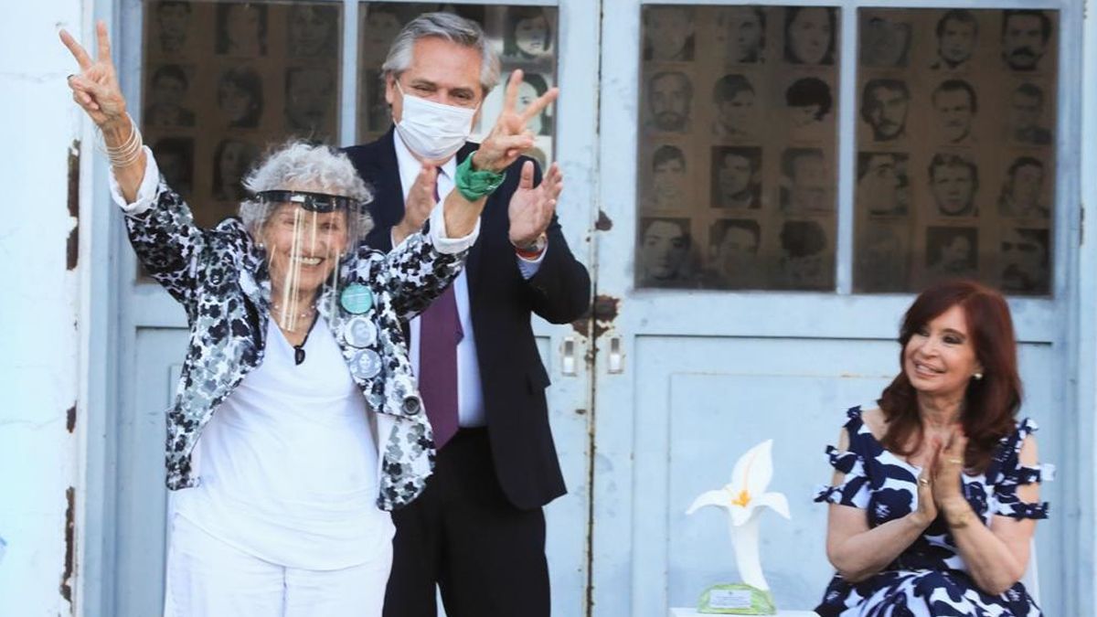 Lita Boitano, referente de la histórica agrupación de Familiares de Desaparecidos y Detenidos por Razones Políticas.