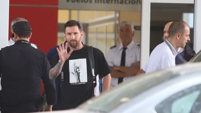 Antes de viajar, Lionel Messi se reunió con un rosarino para entrenar en Funes