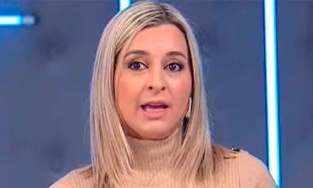 Mariela Fernández abandonó el set de Crónica TV. Mariela Fernández abandonó el set de Crónica TV.