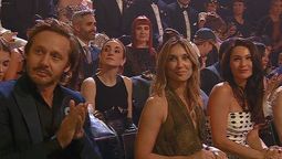 Anita Espasandín acompañó al actor chileno a la gala y protagonizaron el momento más buscado de la noche.