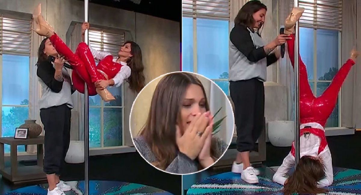 Barby Franco practicó caño y se cayó de cabeza al piso: la reacción de Pampita