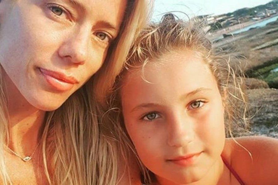 Indiana Cubero quiere ser modelo. Indiana Cubero junto a su madre Nicole Neumann en tiempos más felices.