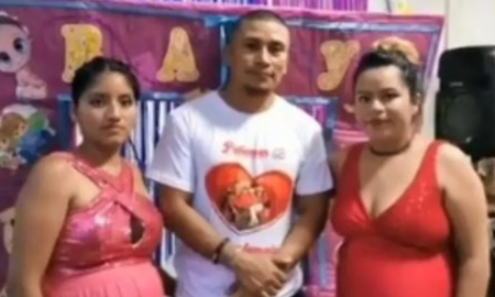 Viral: hombre celebra Baby Shower con sus dos esposas Viral: hombre celebra Baby Shower con sus dos esposas