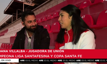 Aldana Villalba, goleadora de Unión y campeona de la Liga Santafesina de Fútbol, habló de sus comienzos y contó su historia. Aldana Villalba, goleadora de Unión y campeona de la Liga Santafesina de Fútbol, habló de sus comienzos y contó su historia.