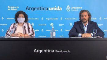 Las nuevas restricciones fueron anunciadas por Carla Vizzotti y Santiago Cafiero. 