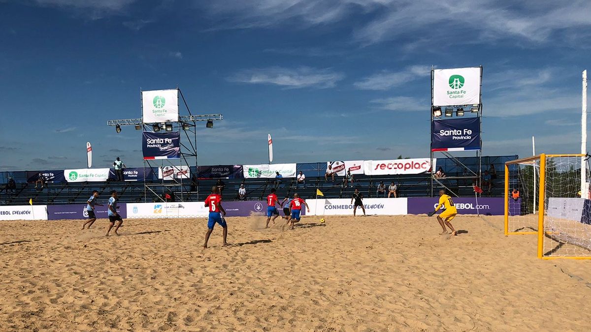 Cinco selecciones de Fútbol Playa disputarán el certamen: Argentina