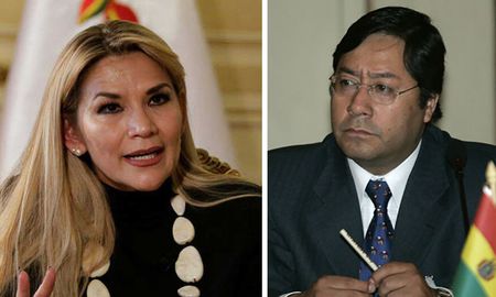 La presidente de Bolivia, Jeanine Áñez, felicitó a Luis Arce por el resultado de la elección. La presidente de Bolivia, Jeanine Áñez, felicitó a Luis Arce por el resultado de la elección.