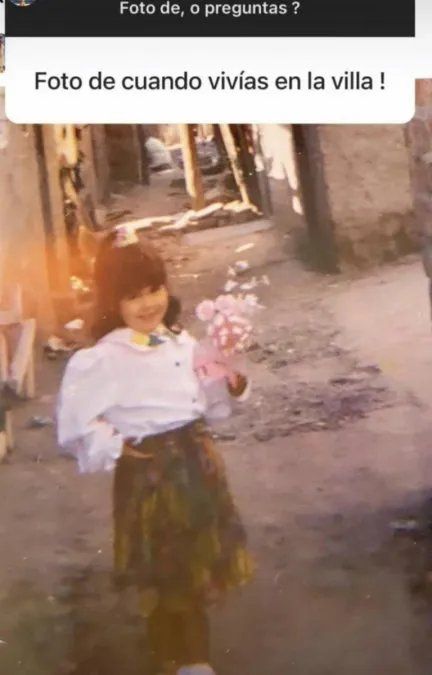 Así fue la infancia de Barby Franco.