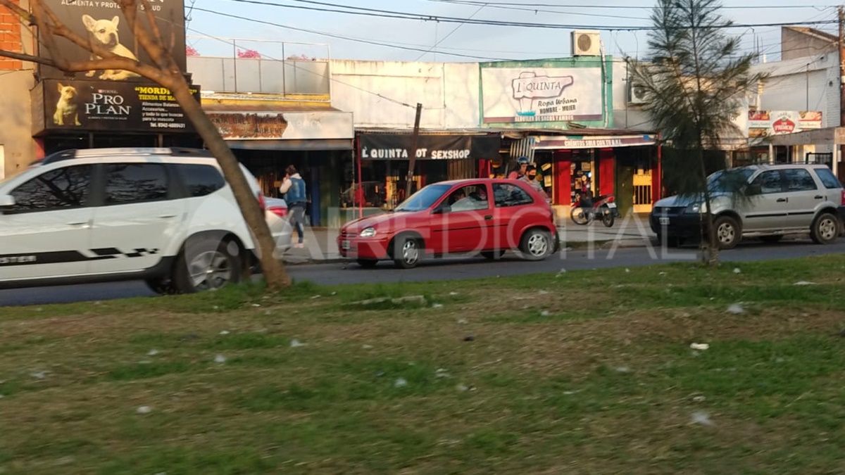 Aristóbulo del Valle presentaba mucho tránsito esta mañana