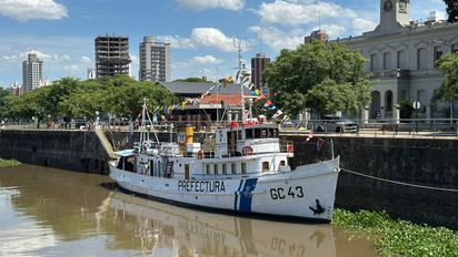 El histórico guardacostas Mandubí llegó a Santa Fe y abre sus puertas al público: cuándo se puede visitar