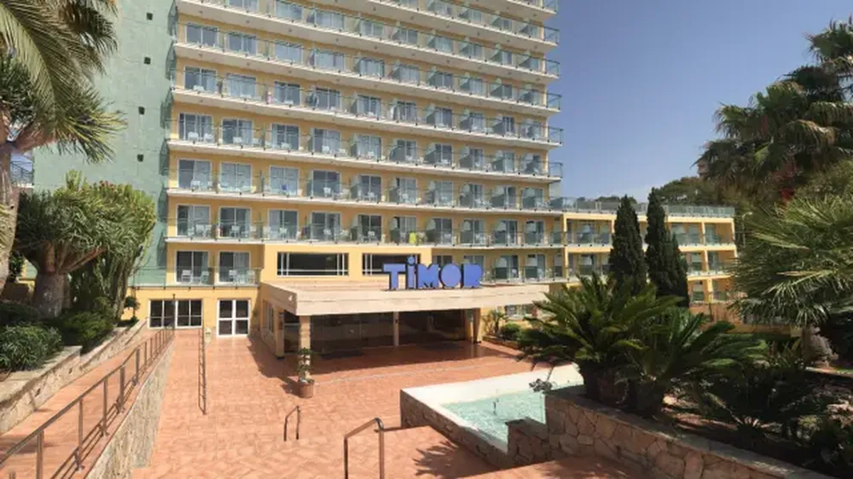 Hotel Timor de Palma, donde ha muerto un turista de 23 años este martes. Hotel Timor de Palma, donde ha muerto un turista de 23 años este martes.