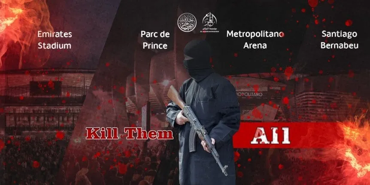 La amenaza de ISIS antes de los partidos de Champions League. La amenaza de ISIS antes de los partidos de Champions League.