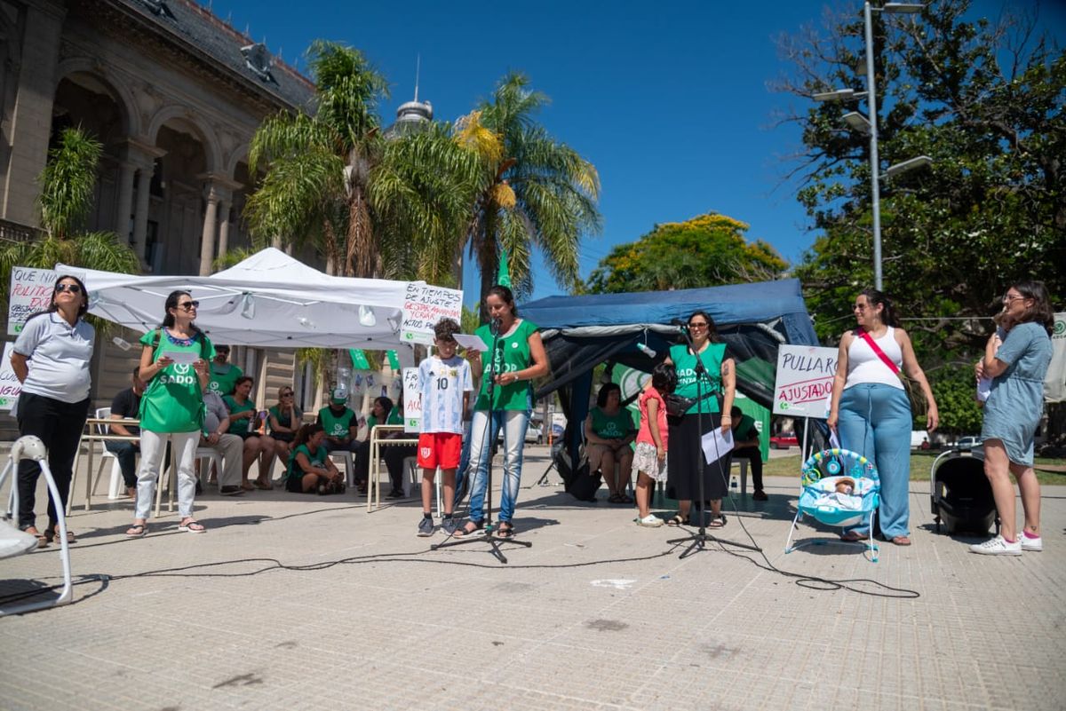 Sadop realizó un maternazo el pasado viernes frente a Casa de Gobierno