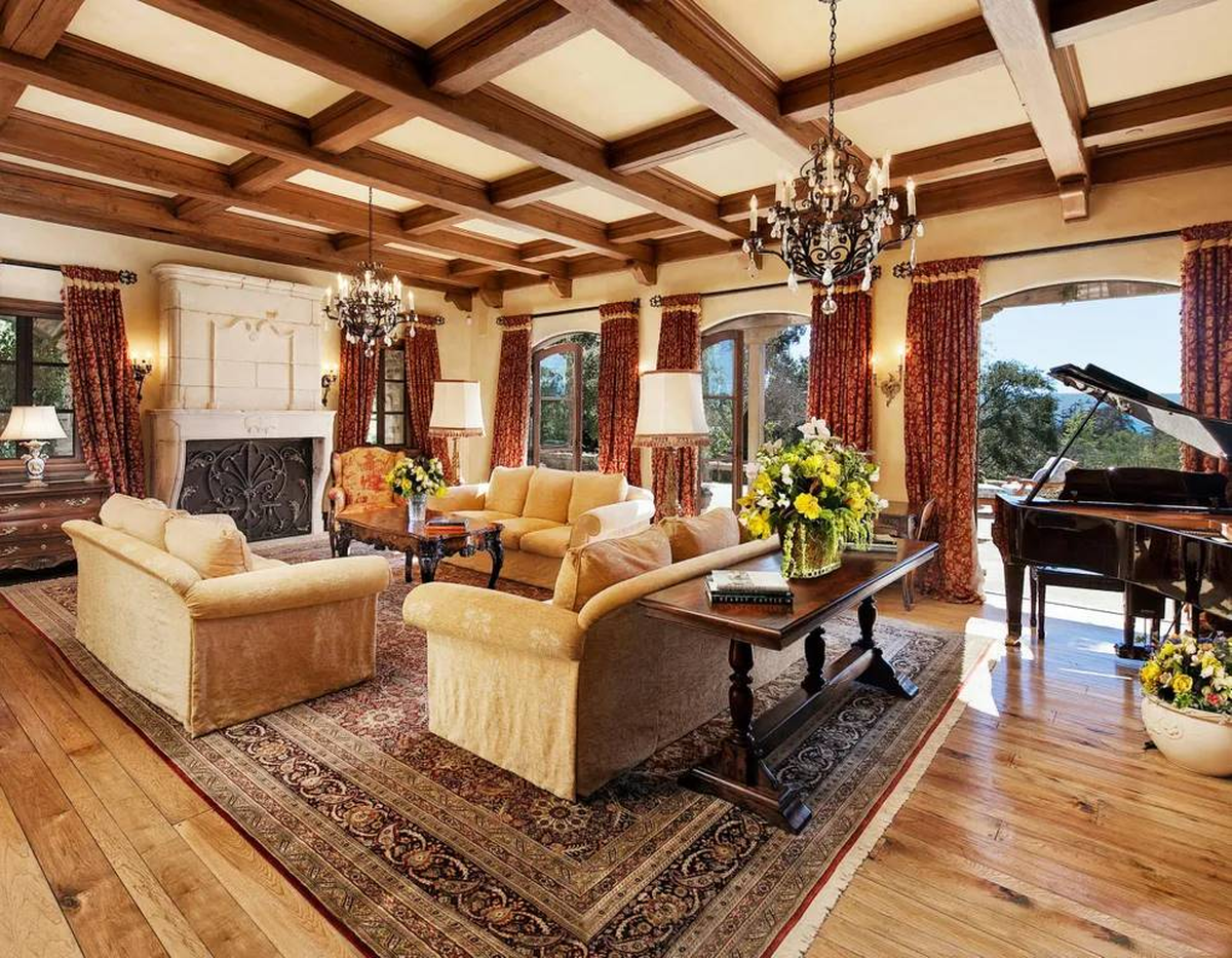 Interior de la mansi&oacute;n de Meghan Markle y el pr&iacute;ncipe Harry en Montecito, California.