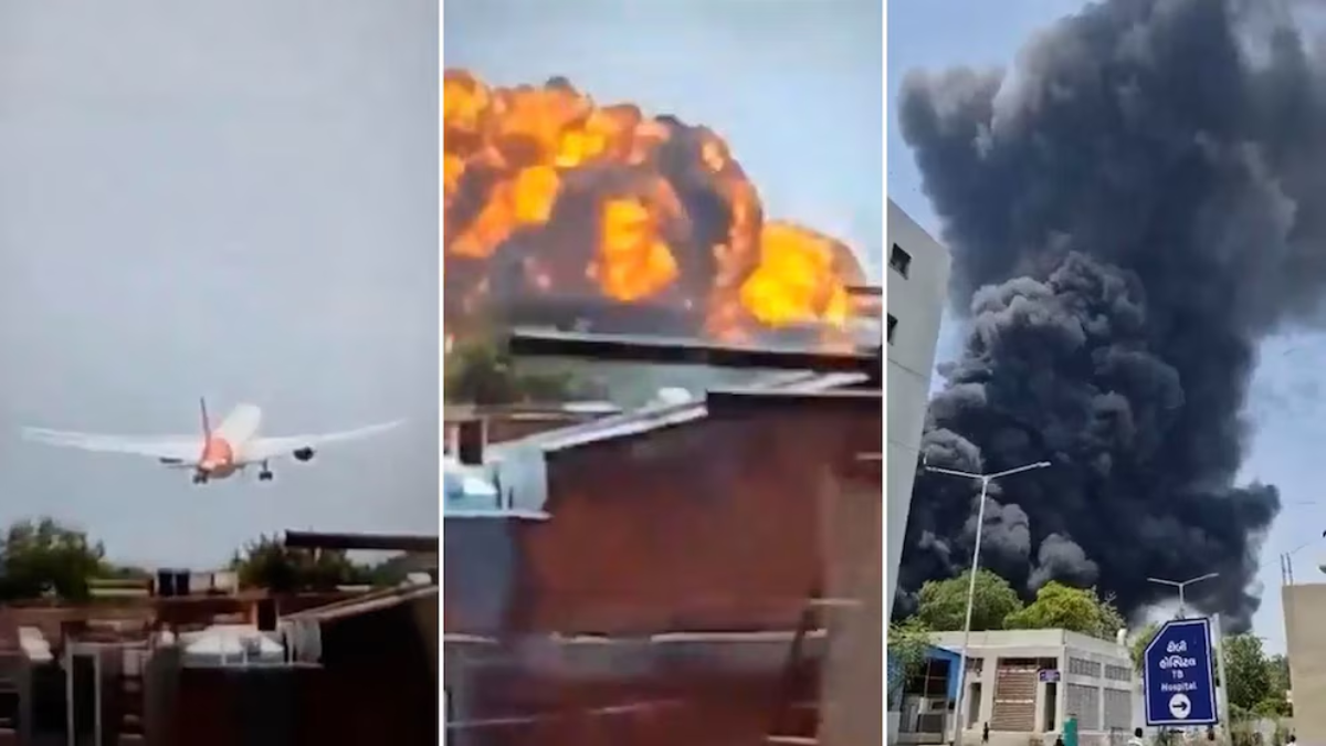 Tragedia aérea en India: se estrelló un avión con 242 personas a bordo Tragedia aérea en India: se estrelló un avión con 242 personas a bordo