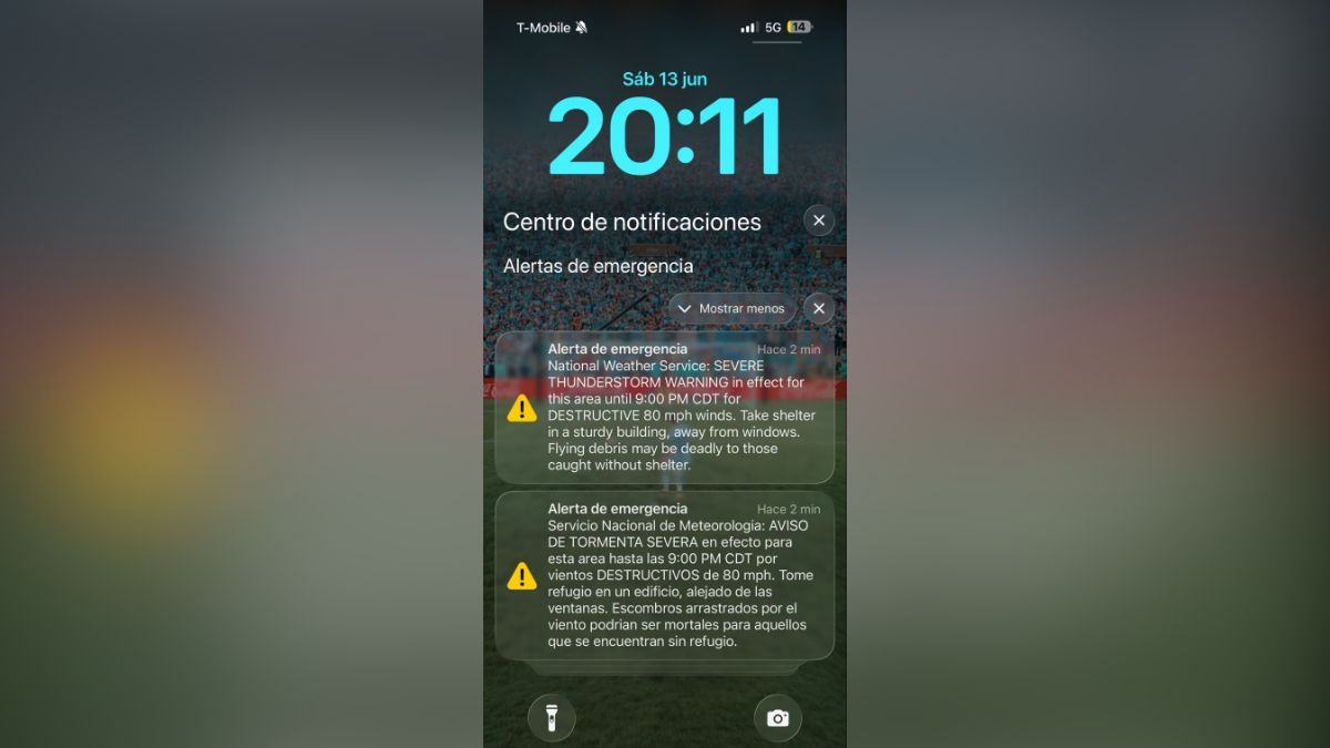 Los alertas son notificados por celular. Los alertas son notificados por celular.