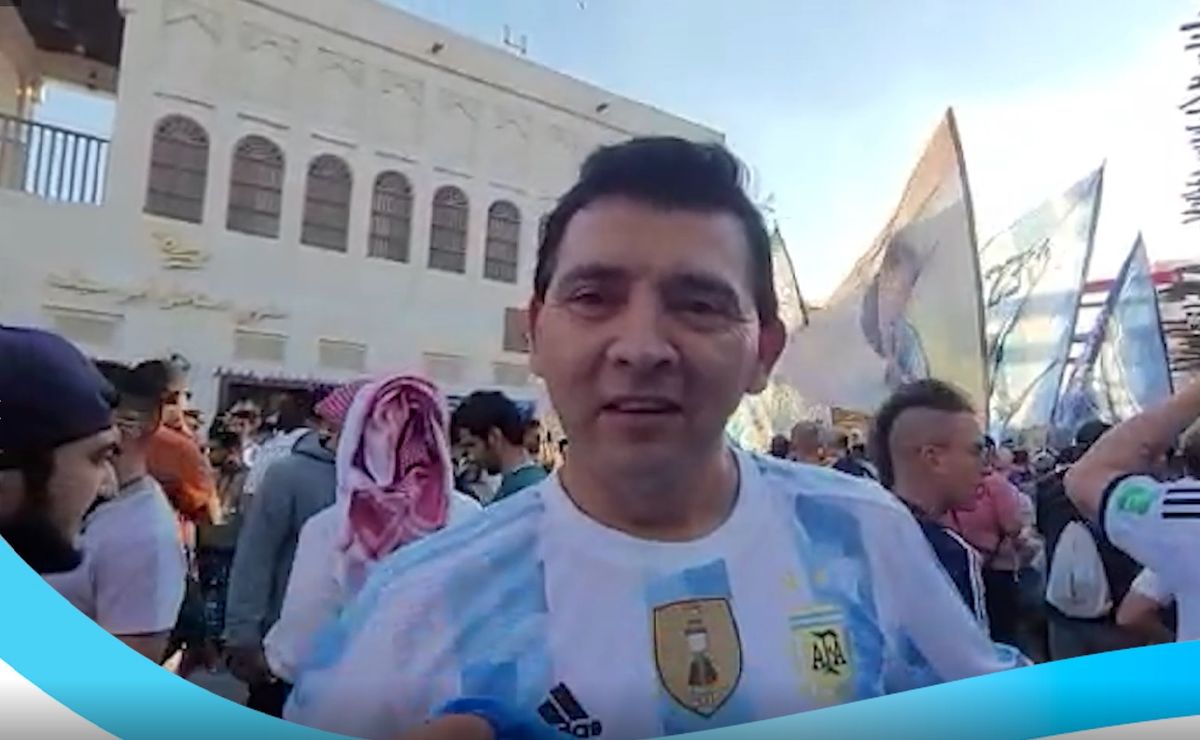 El padre de Exequiel Palacios habló con AIRE desde Qatar.