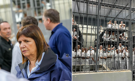 Así funciona el CECOT de El Salvador, la cárcel más grande del continente, que fue visitado por Patricia Bullrich. Así funciona el CECOT de El Salvador, la cárcel más grande del continente, que fue visitado por Patricia Bullrich.