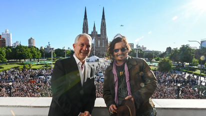 Johnny Depp fue declarado Visitante Ilustre de La Plata: 