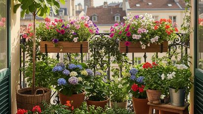 La planta que cambia de color y se vuelve verde, rosa o violeta según la luz que recibe