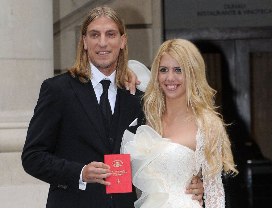 El día que Wanda Nara y Maxi López dieron el sí.