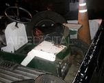 El tractor que recuperó el personal policial El tractor que recuperó el personal policial
