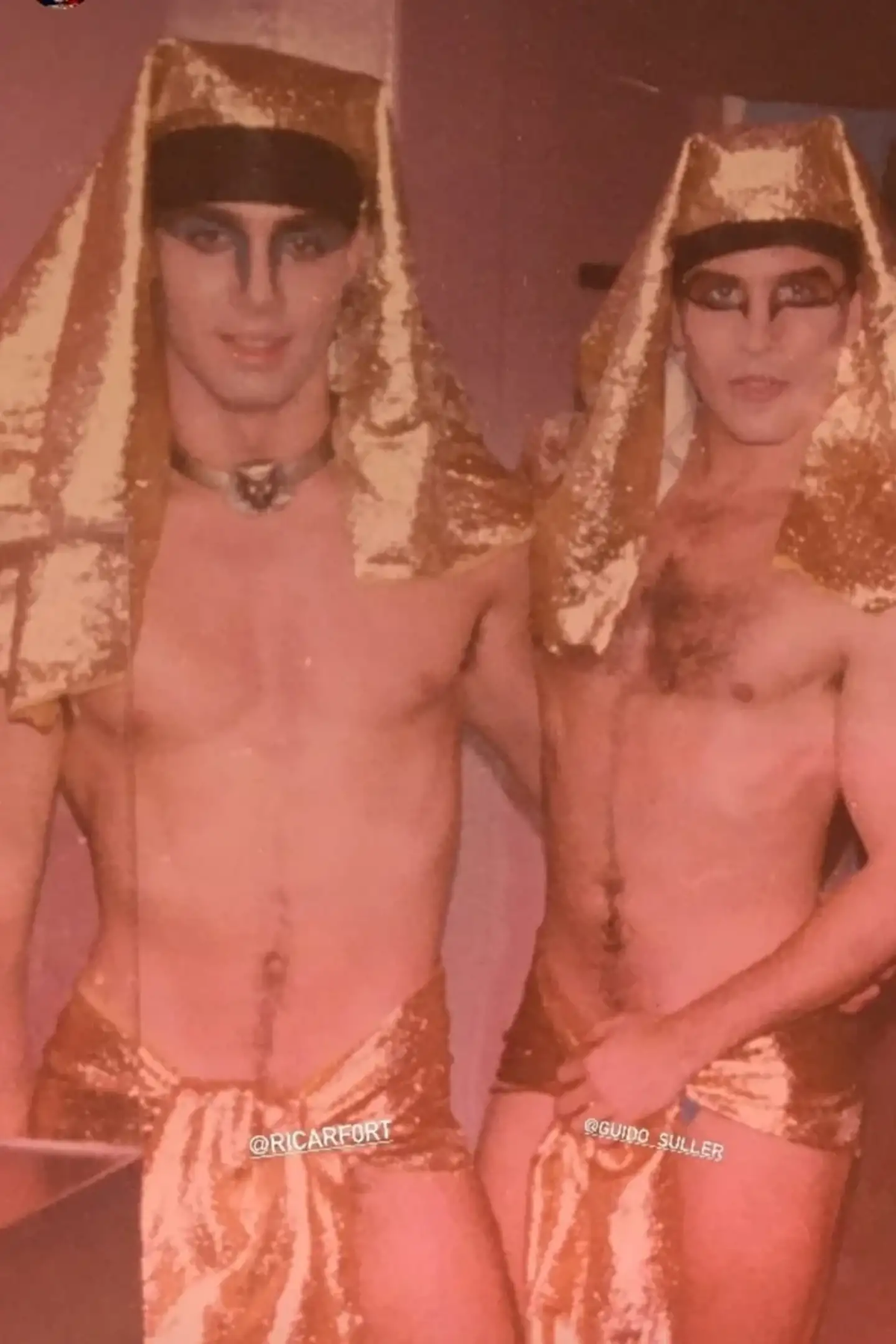 La foto de Guido Süller y Ricardo Fort.