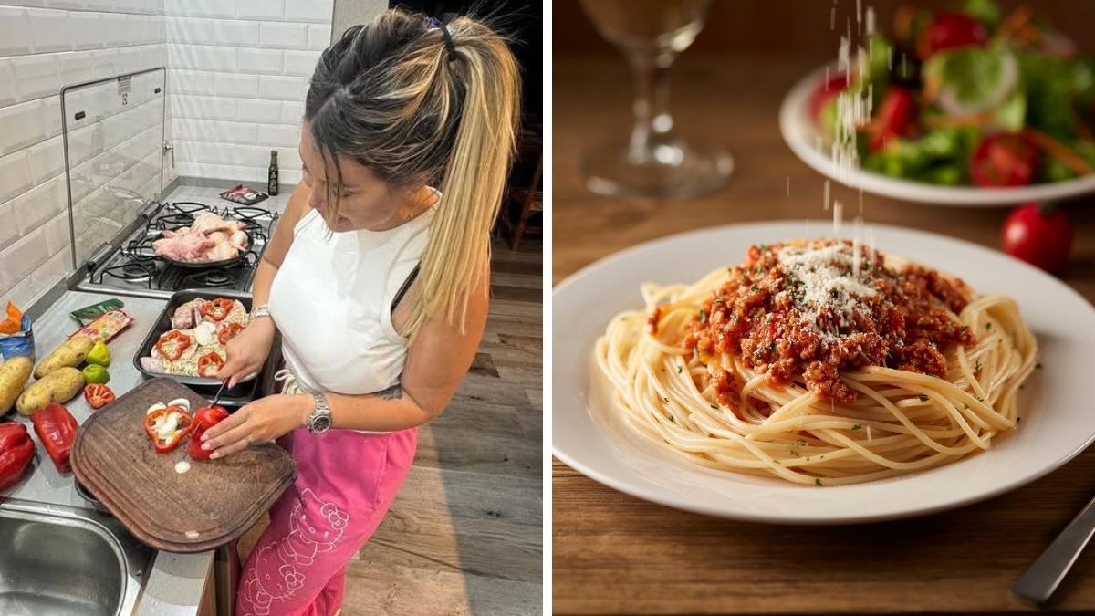 El plato favorito de Wanda Nara son los espaguetis caseros con salsa de tomate.