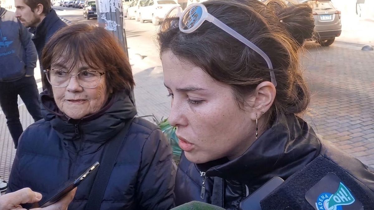 La mamá y hermana de Nicolás D.G.