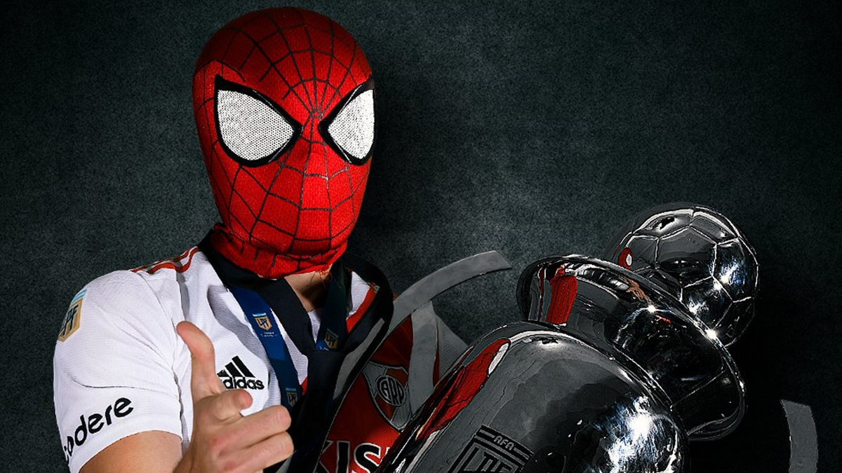 Julián Álvarez, jugando para River Plate, fue el máximo goleador de la pasada Liga Profesional.