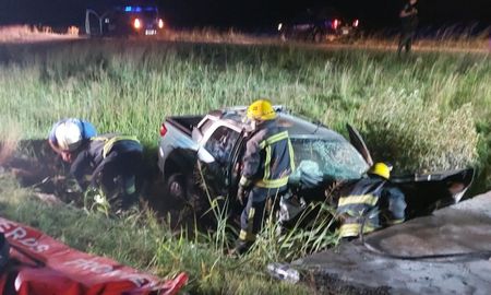 El grave accidente se produjo en la Ruta Nacional 19, a la altura de Frontera. El grave accidente se produjo en la Ruta Nacional 19, a la altura de Frontera.