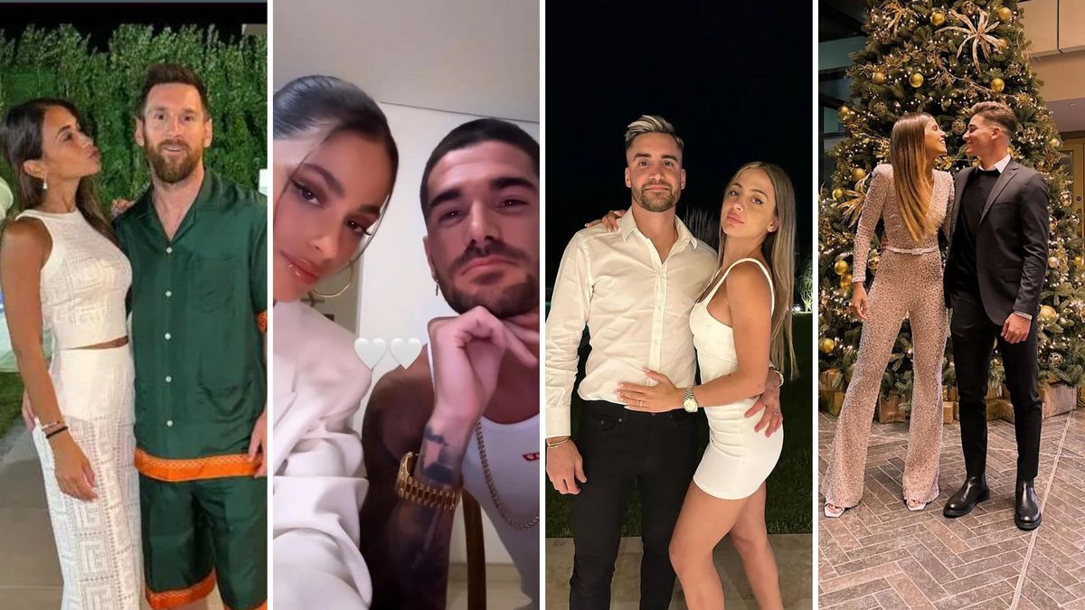 Así celebraron Año Nuevo los jugadores de la Selección Argentina.