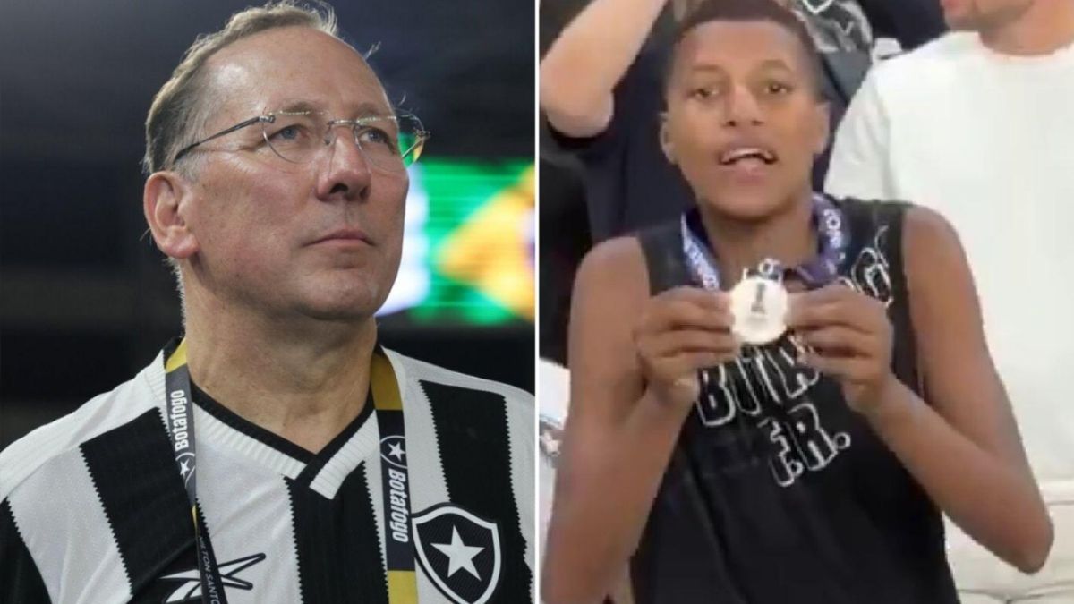 Perdió con Racing la final y tiró la medalla a la tribuna: el papelón del dueño de Botafogo