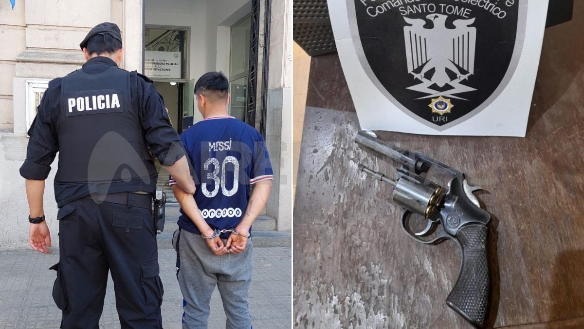Un joven armado fue detenido en el barrio Costa Azul de Santo Tomé