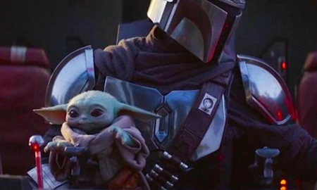 Mando y Baby Yoda se adelantan a las fiestas con una postal navideña de otra galaxia Mando y Baby Yoda se adelantan a las fiestas con una postal navideña de otra galaxia