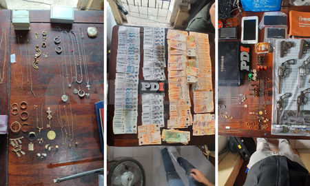 En los allanamientos secuestraron armas, joyas, dinero y drogas En los allanamientos secuestraron armas, joyas, dinero y drogas