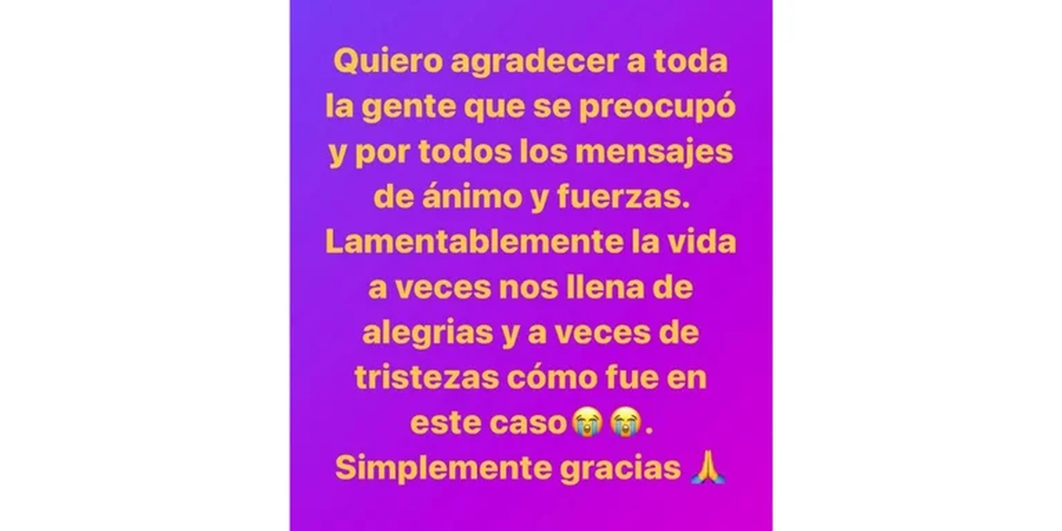  Laura Ubfal dio a conocer la triste noticia de la pérdida del embarazo de Morena Rial. 