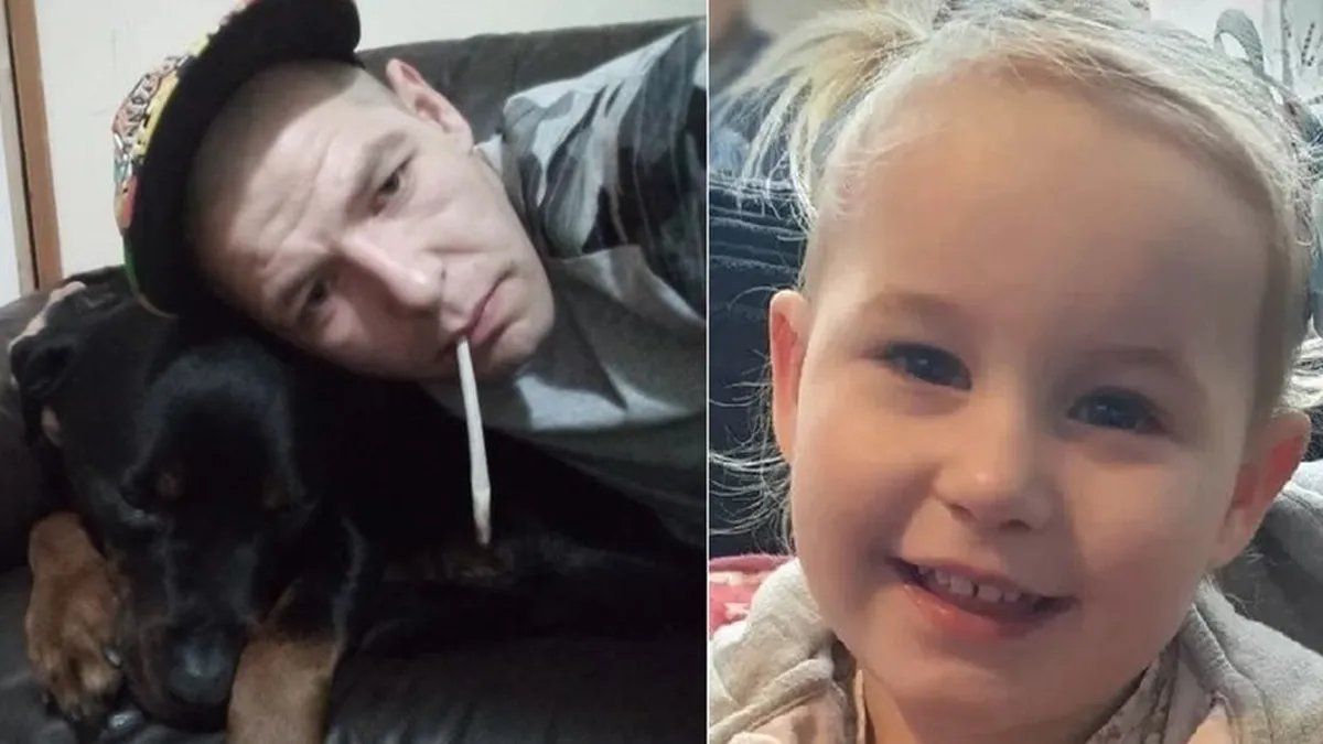 Asesinó de más de 100 golpes a su hija de dos años y dijo que fue atacada por un perro