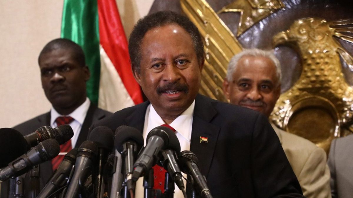 El primer ministro de Sudán, Abdalla Hamdok, fue detenido.
