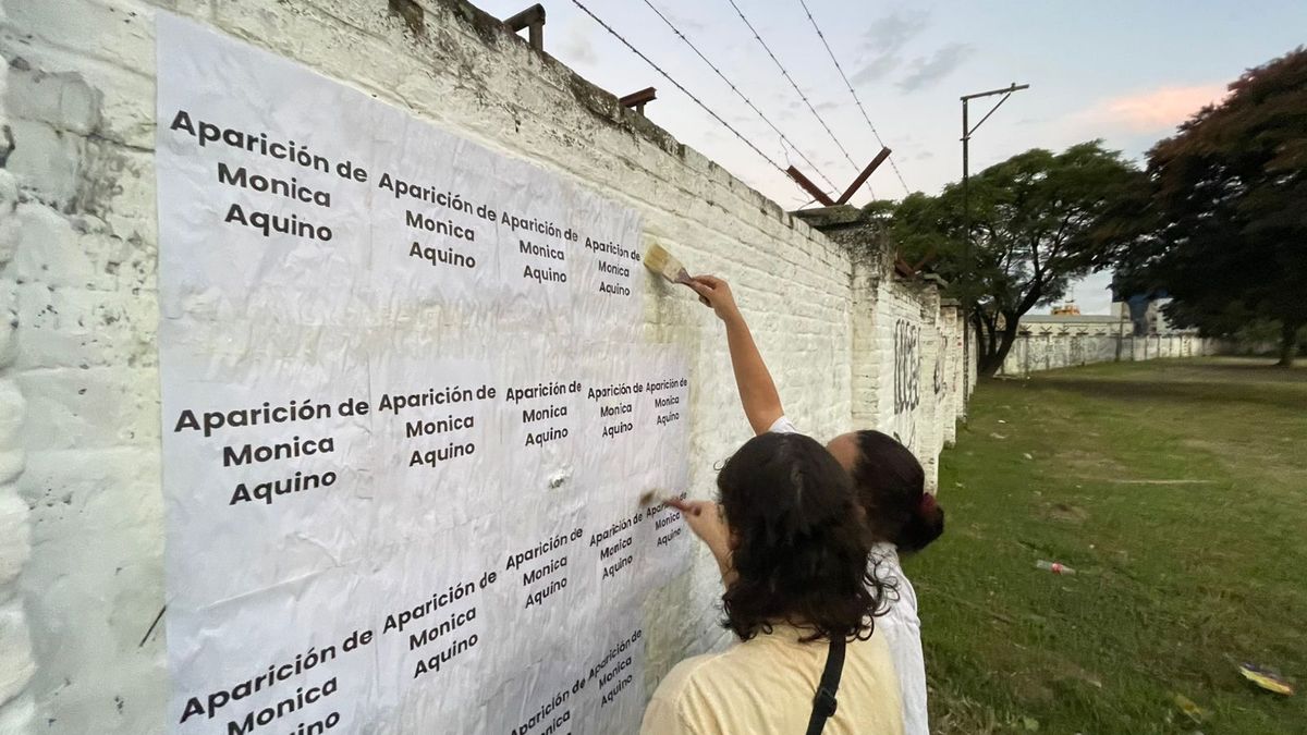 La intervención se hizo en un mural de Avenida 27 de febrero al 2100. La intervención se hizo en un mural de Avenida 27 de febrero al 2100.